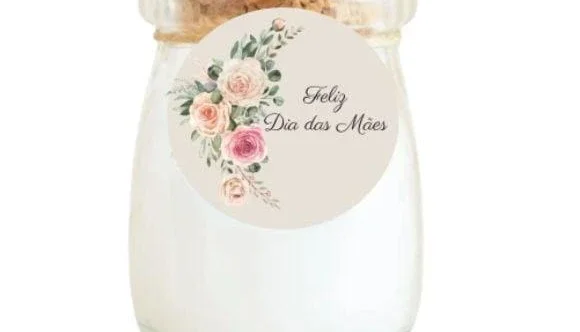 Vela Aromática Dia das Mães Tampa Cortiça