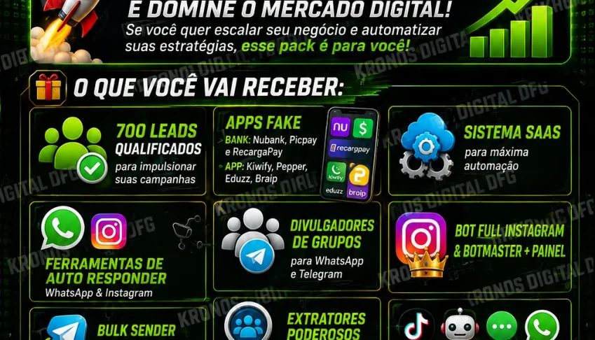 Super pack de ferramentas de marketing