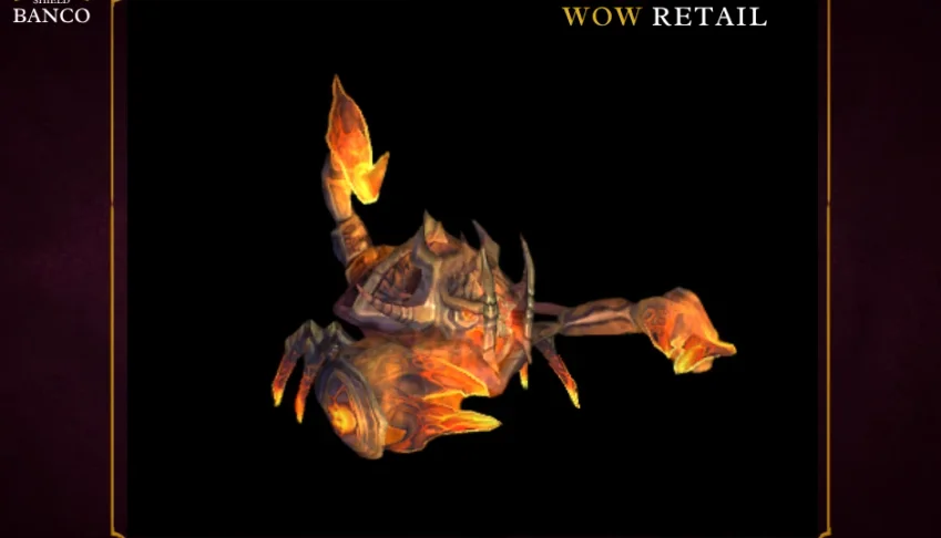 Mascote WoW - FLAMING SCOR (World of warcraft - Retail) Mini