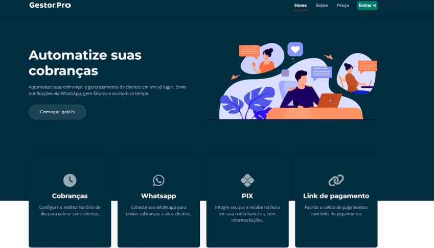 Gestor Pro - Sistema De Cobranças 100% funcional