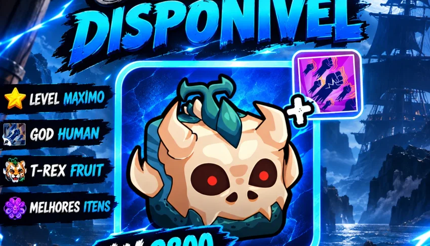 Conta com T-REX level up + GOD HUMAN