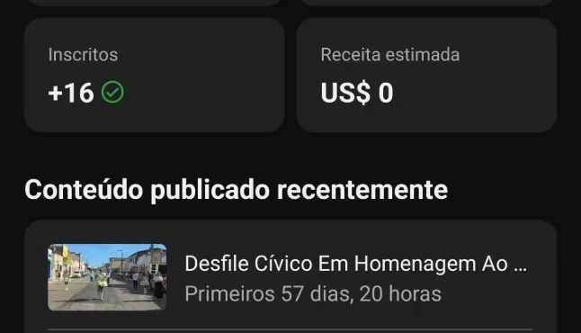 Canal do YouTube 2.8K Monetizado