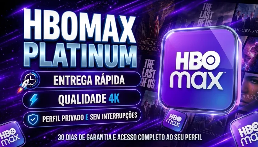 HBO MAX PLATINUM 4K - TELA PRIVADA - 30 DIAS!