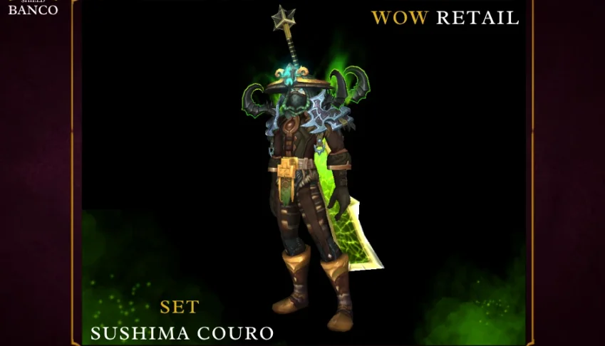 World of Warcraft - Transmog de armadura de COURO (Completo)