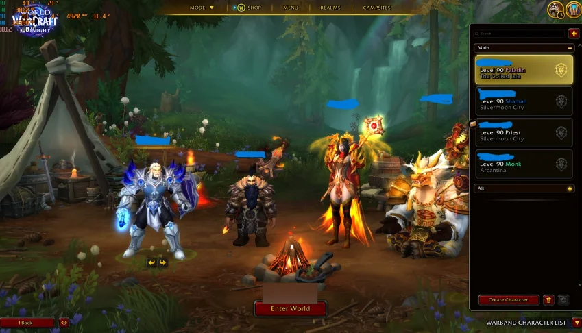 Conta Maravilhosa, focada em Healers
