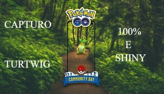 CAPTURO TURTWIG 100% SHINY NO DIA DA COMUNIDADE!!!