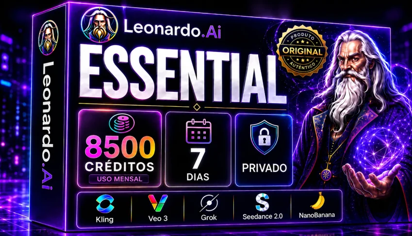 Leonardo IA Original 7 dias [Kling +Veo3 +Grok +Seedance 2]