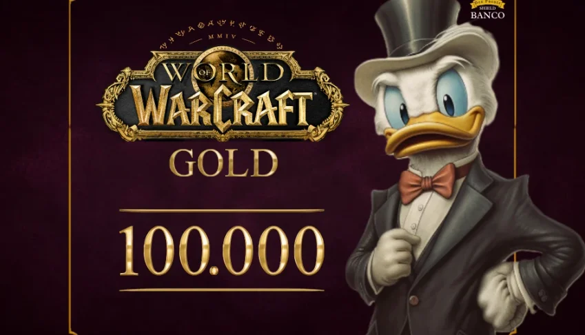 Gold WoW Retail 100k Entrega em Todos os Servers WoW Gold