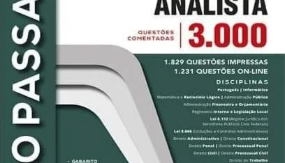 3000 Questões para concurso - Tribunais Analista
