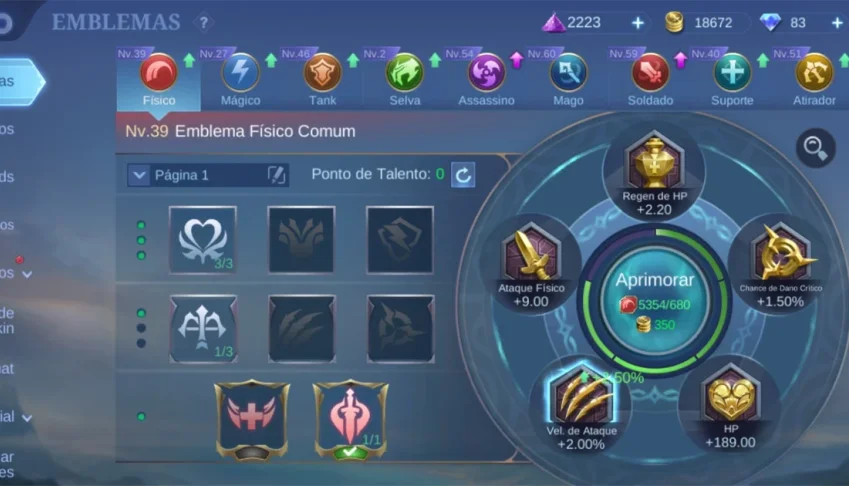 Conta mobile legends