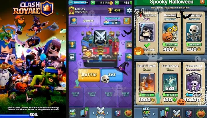 Conta clash Royale arena 11 todas as cartas