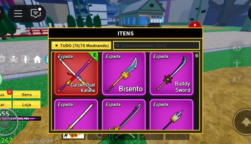 Conta blox fruits