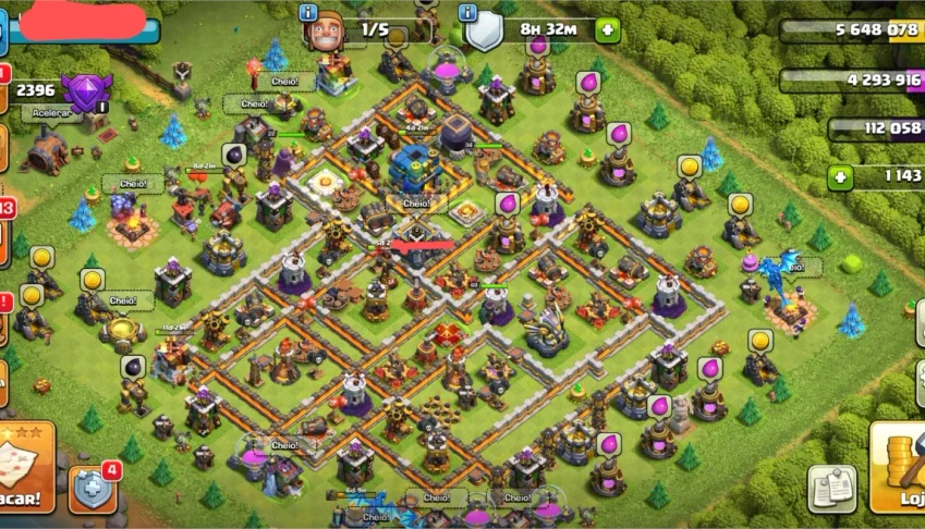 CV 12 bem upada + 5 construtores + 1.000 gemas