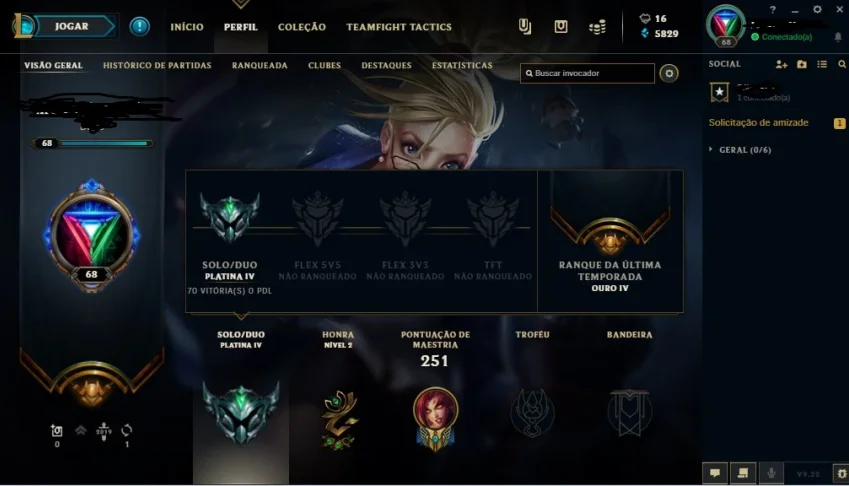 CONTA LOL 93 SKINS, QUASE TODOS OS CAMPEOS