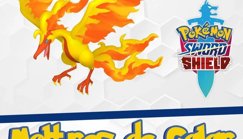 Moltres de Galar Shiny 6ivs + Brinde Pokémon Sword e Shield