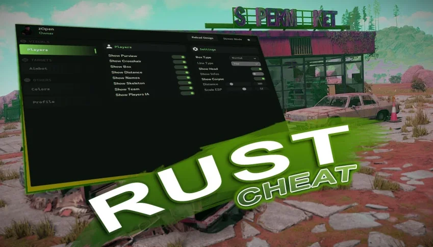 Rust Cheat Wall + Aimbot