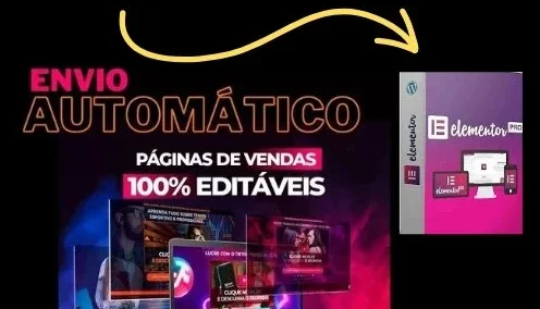 Páginas De Vendas + Bônus Elementor Pro