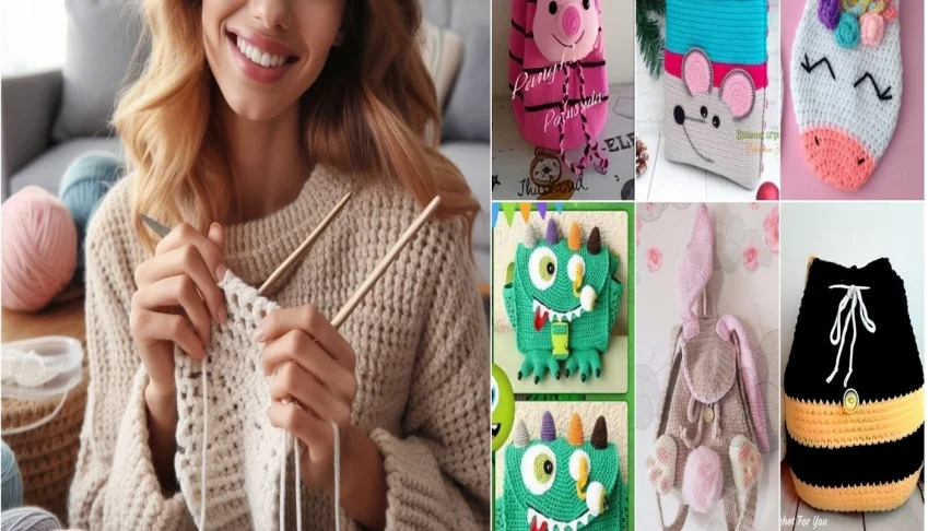24 Receitas Amigurumi de Bolsas e Mochilas