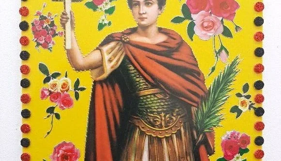 Quadrinho de Azulejo "Santo Expedito"