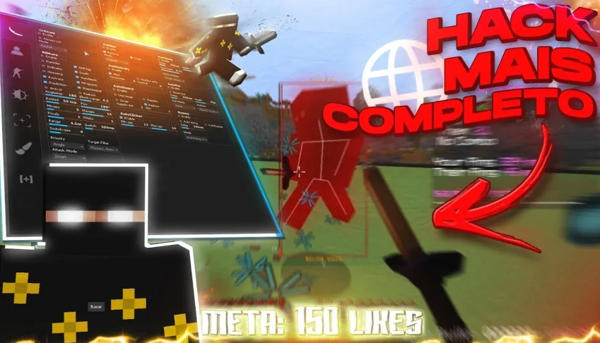 Hack Minecraft Indetectável + Bypass 2026
