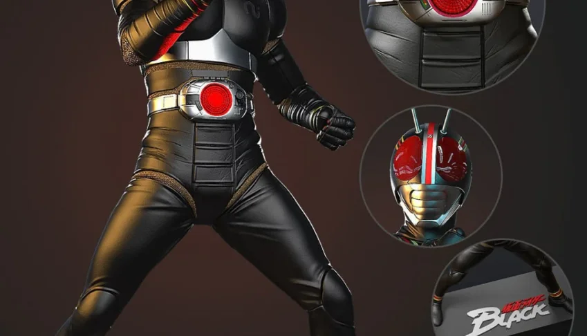 Kamen rider black Model STL