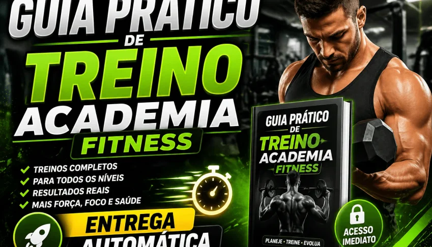 🔥 Guia Prático De Treino Academia Fitness 💪