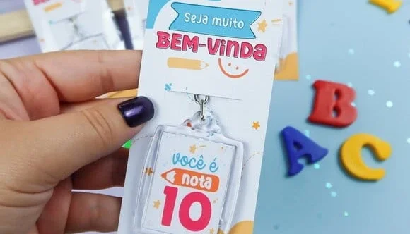 Card com Chaveiro Personalizado