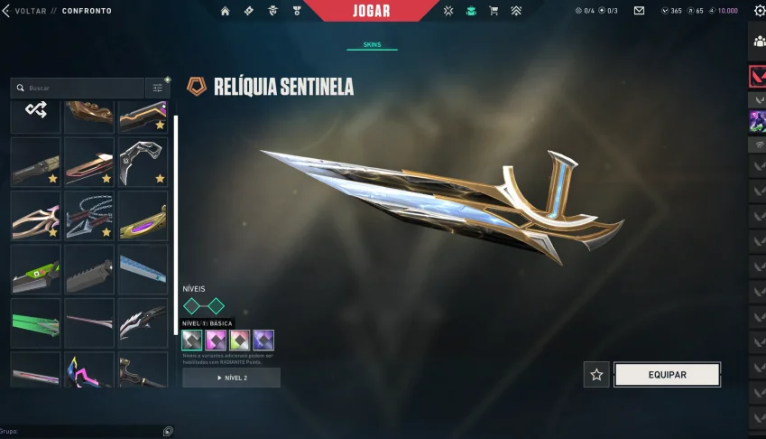 Conta valorant com varias skins raras