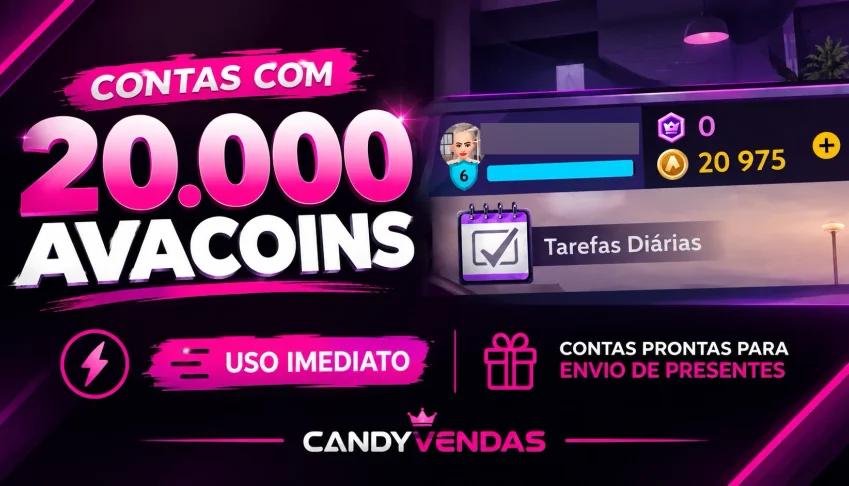 🪙 Contas com 20.000 Avacoins | 20,000 Avacoins Accounts 🪙