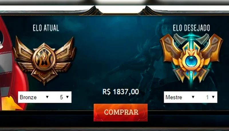 Elojob - Ferro/Bronze/Prata/Gold/Platina/Esmeralda/Diamante