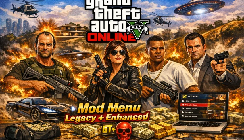 Mod Menu GTA Online Legacy + Enhanced e libere o GTA+