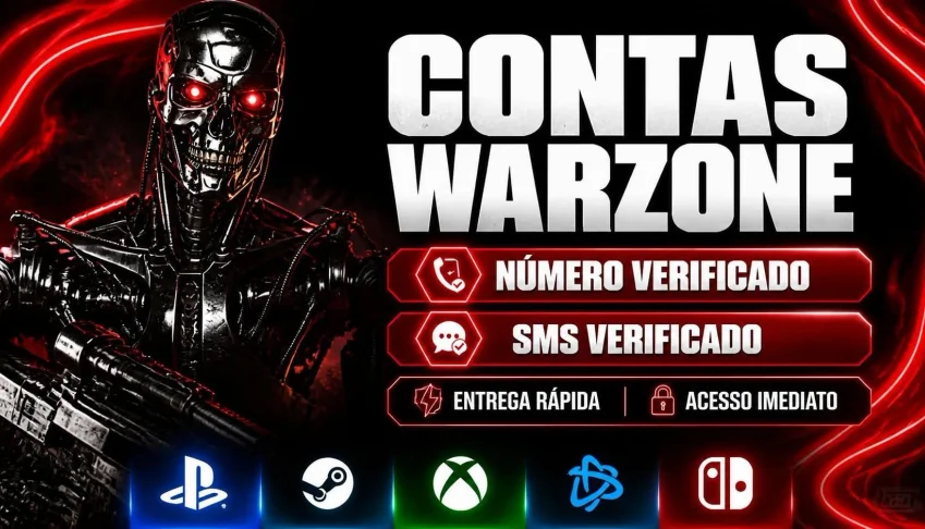 Contas Warzone C/ Numero Verificado Mw4/Bo7/Bo6/Mw3/Mw2