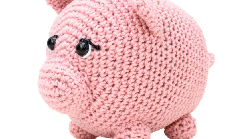 Porquinho Rosa em Crochê Amigurumi