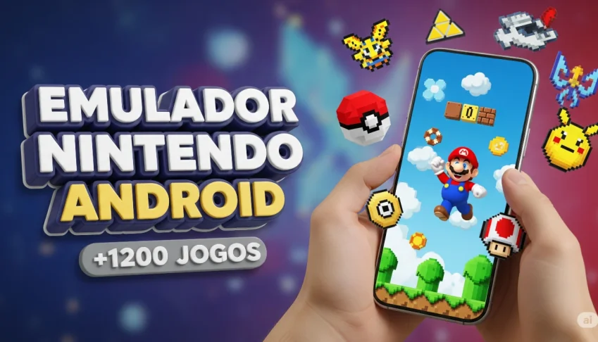 Emulador de nintendo para android + 1200 jogos!!