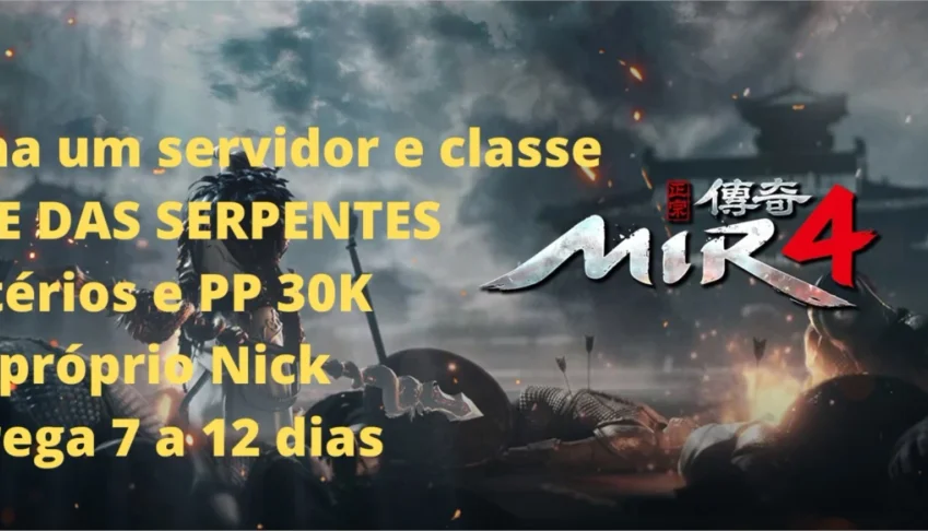 Conta Level 45 Vale das serpentes