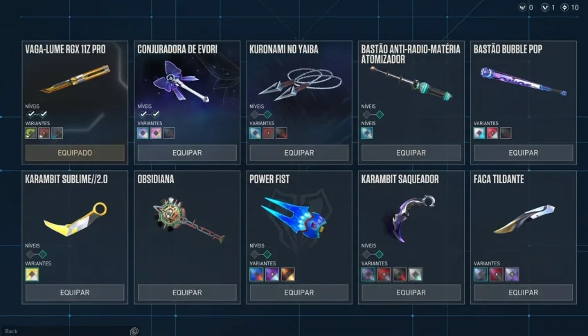 Conta Valorant 109 Skins