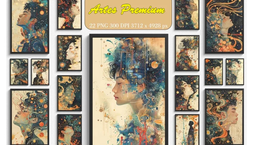 🎨 22 Artes Premium para Decoração e Projetos
