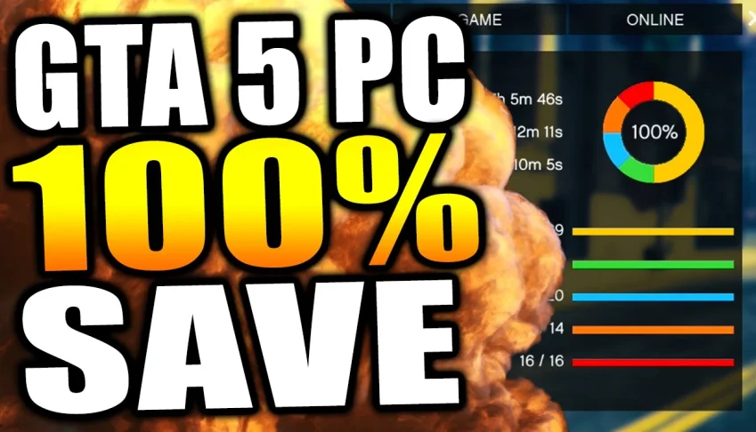 Save Game 100% Para Gta 5 (Muita Grana E Tudo Liberado)