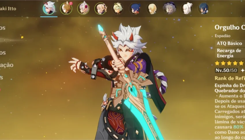 GENSHIN IMPACT CONTA - ITTO, JEAN, ORGULHO CELESTIAL - AR31