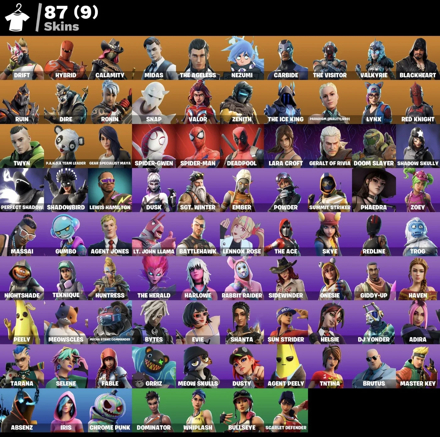 slider