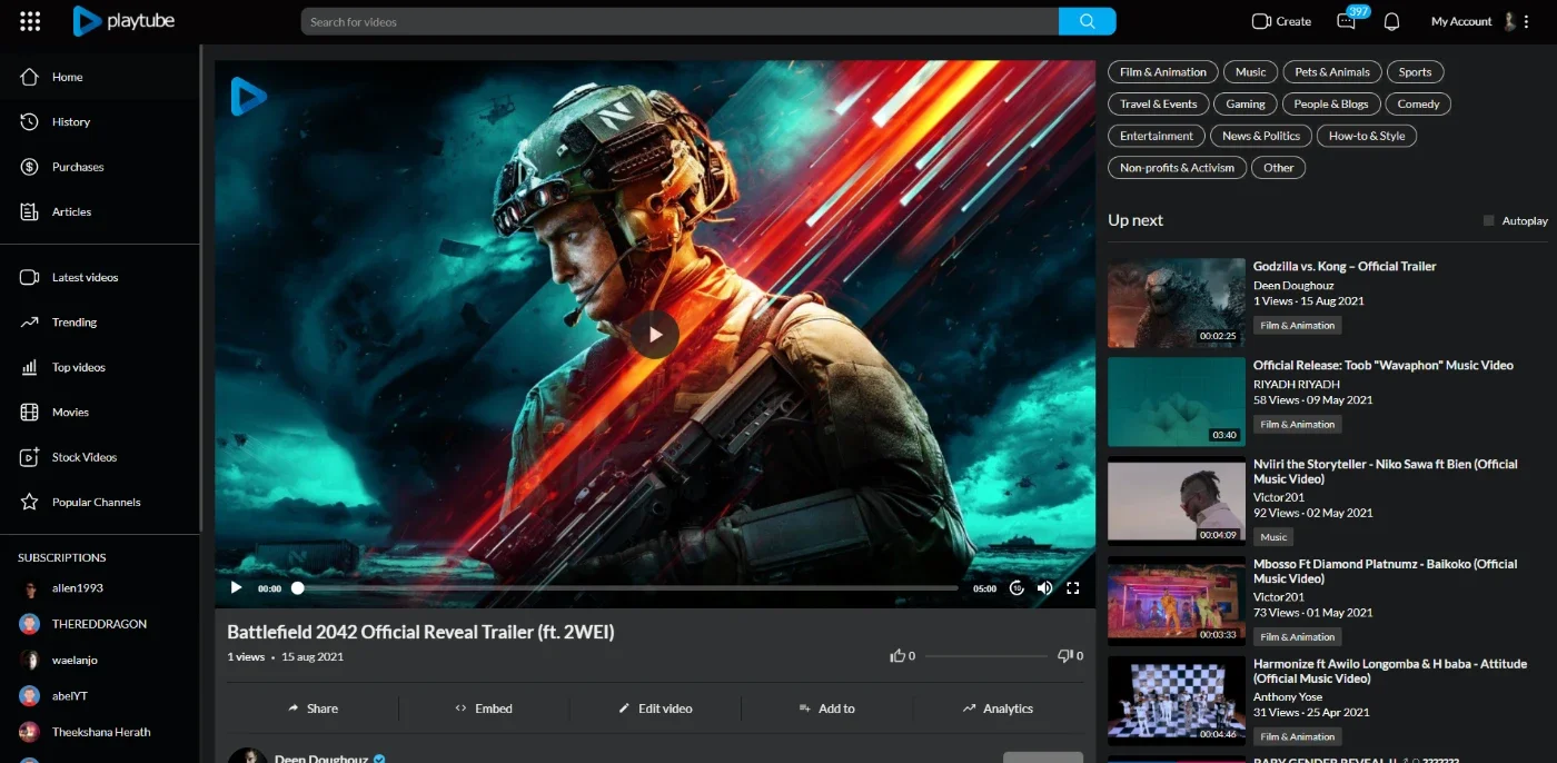 slider