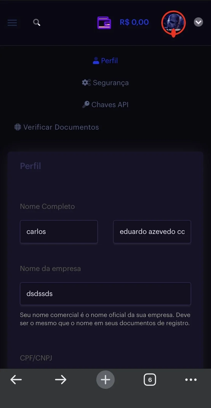 slider