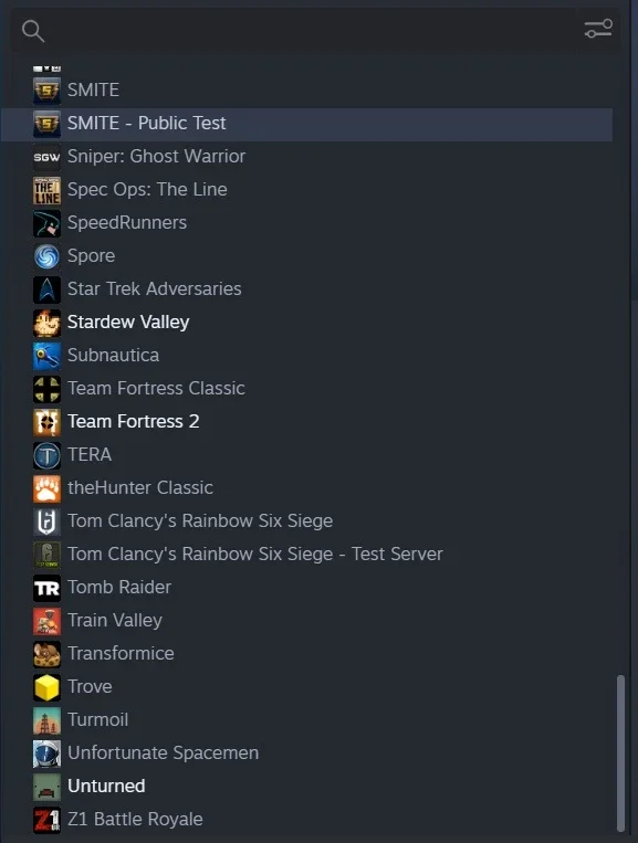 slider