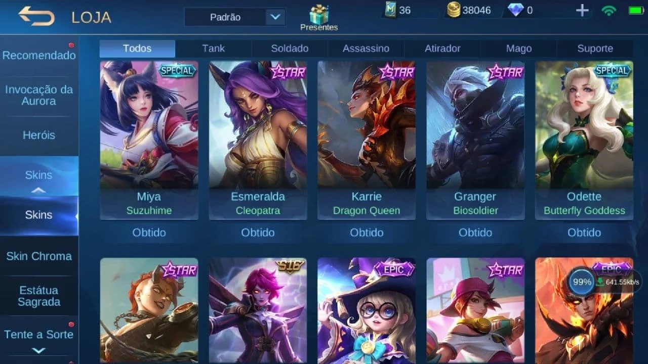 slider
