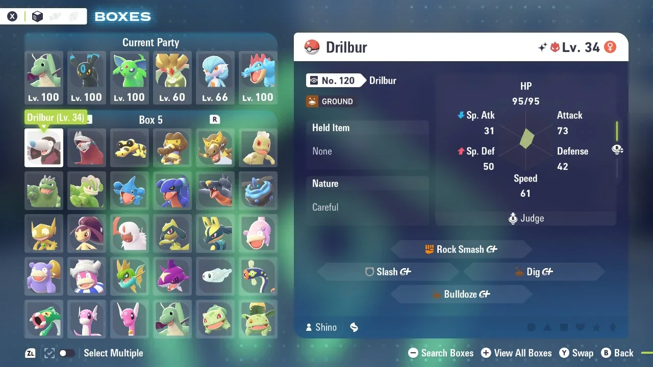 slider