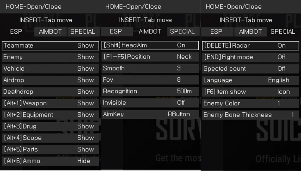 slider