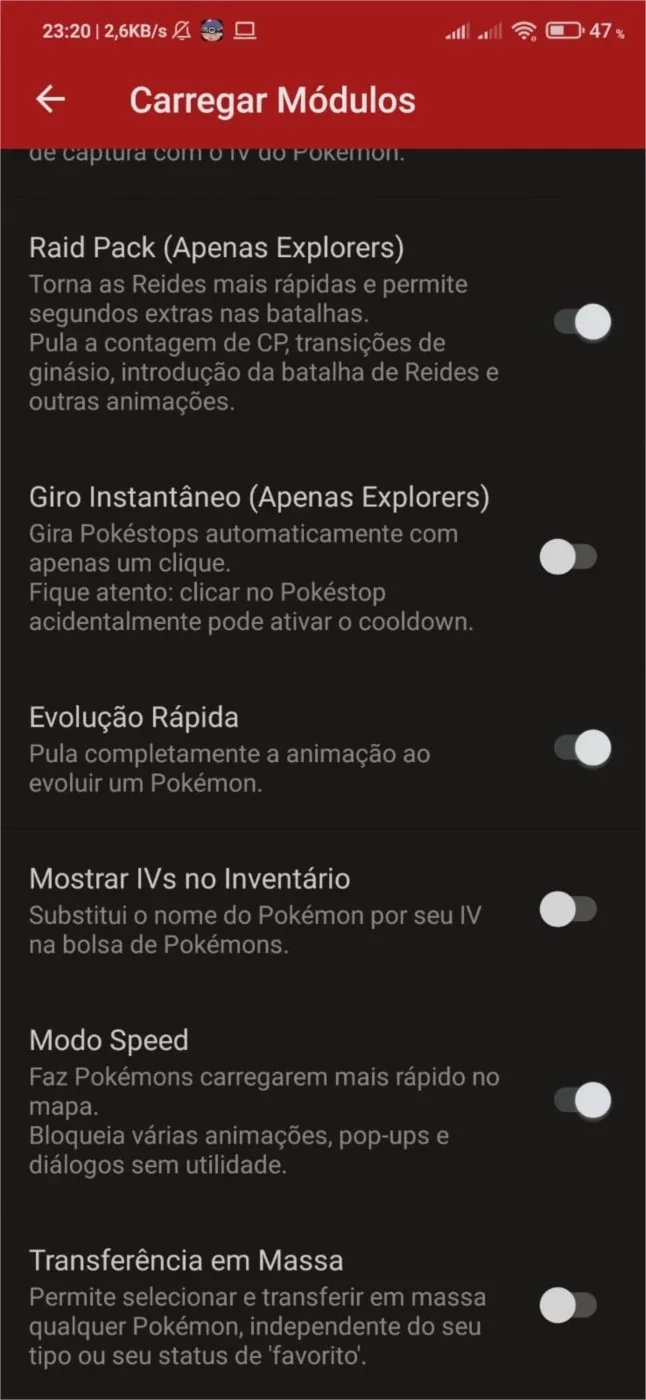 slider