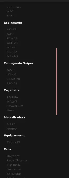 slider