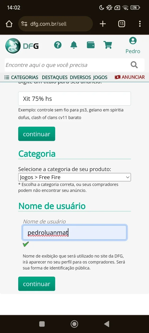 slider