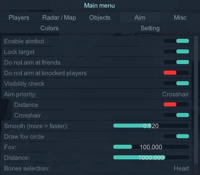 slider